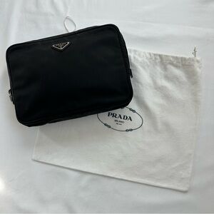 Prada Men's Black Toiletry Bag